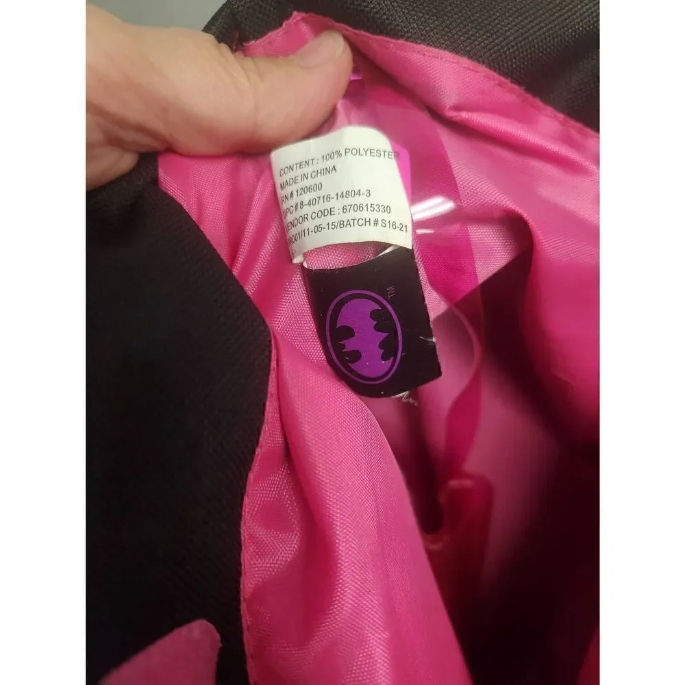 💕Batman/Batgirl lot. Batman/Batgirl Tote Bag Colorful Pink Retro Handbag Polyes